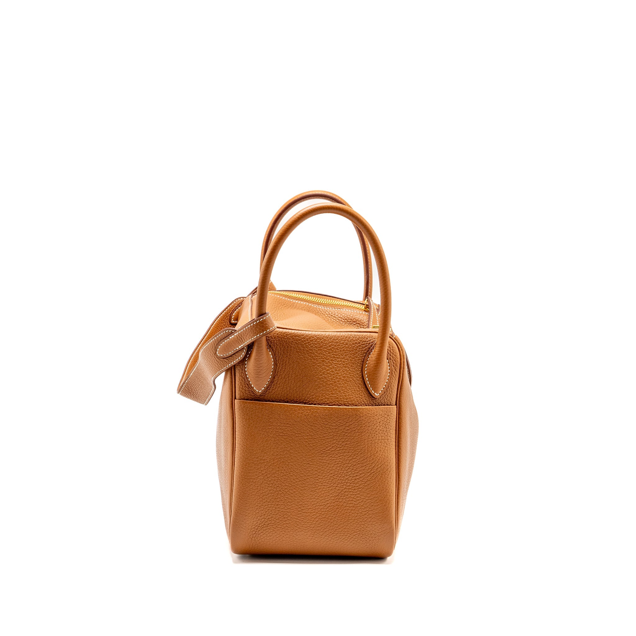 HERMES LINDY 30 CLEMENCE GOLD GHW