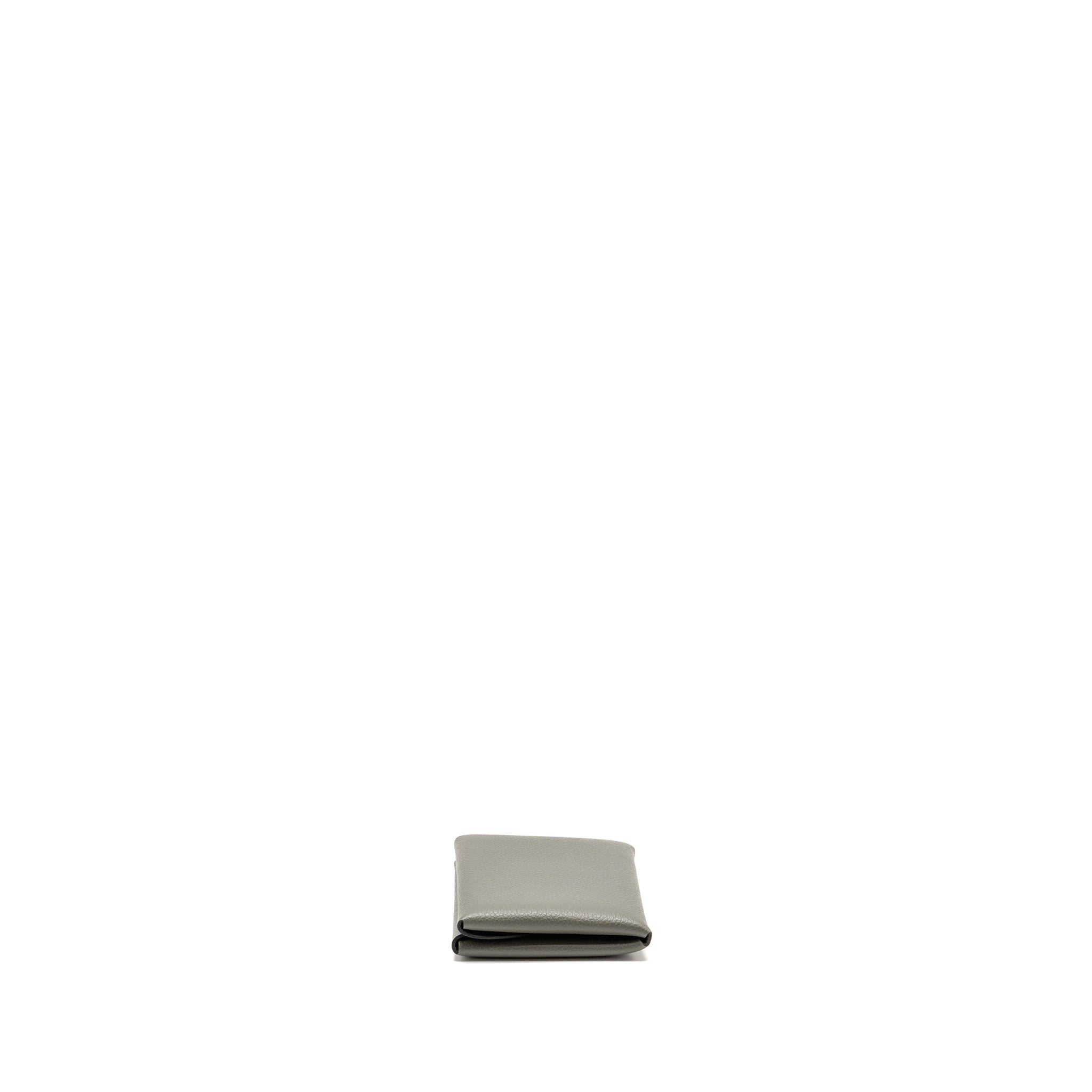 HERMES CALVI DUO CARD HOLDER EVERCOLOR GRIS MEYER SHW