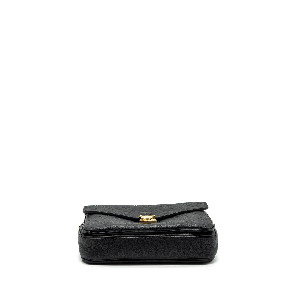 LOUIS VUITTON MÉTIS POCHETTE MONOGRAM EMPREINTE BLACK GHW(NEW VERSION)