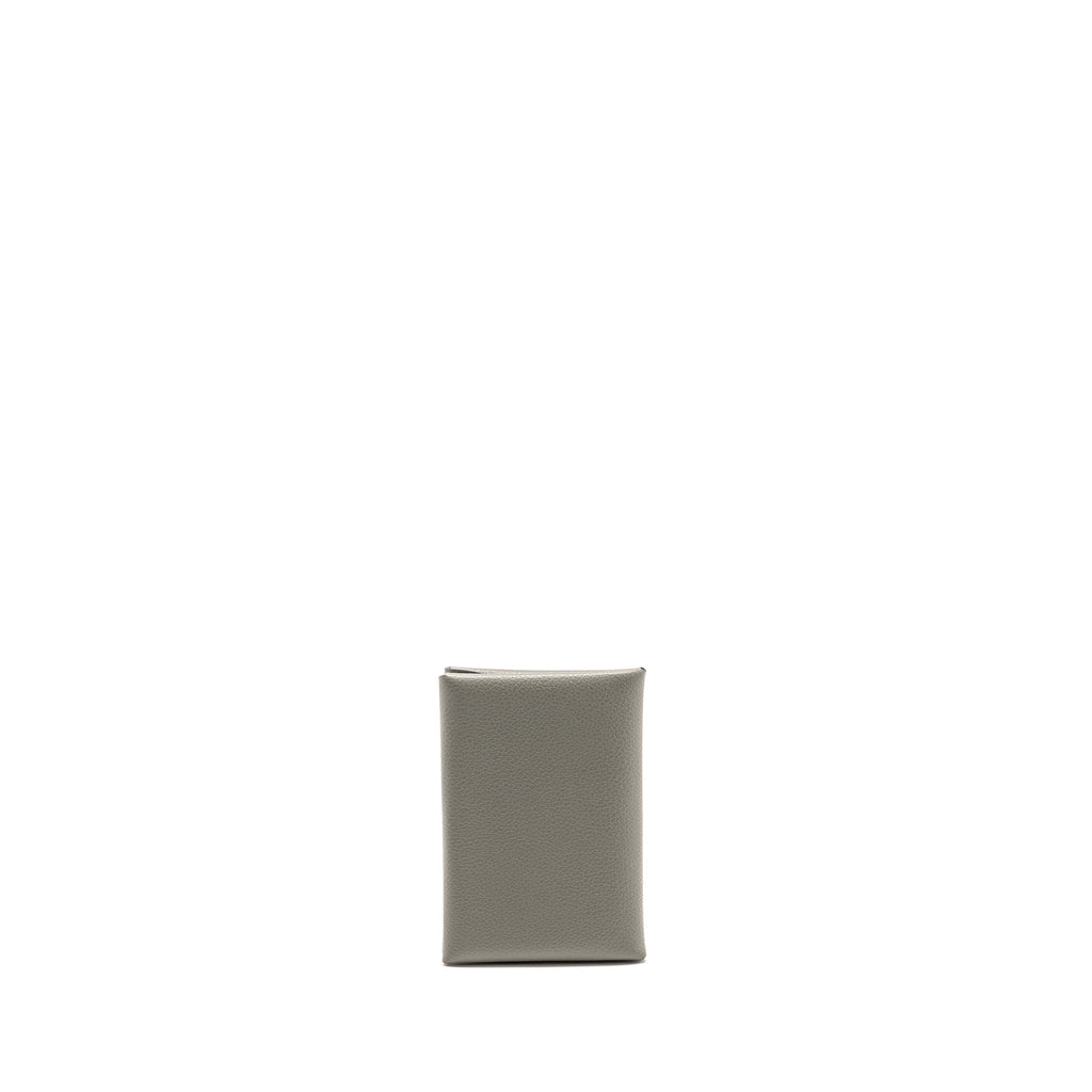 HERMES CALVI DUO CARD HOLDER EVERCOLOR GRIS MEYER SHW