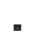 CHANEL CLASSIC COMPACT WALLET CAVIAR BLACK LGHW (MICROCHIP)