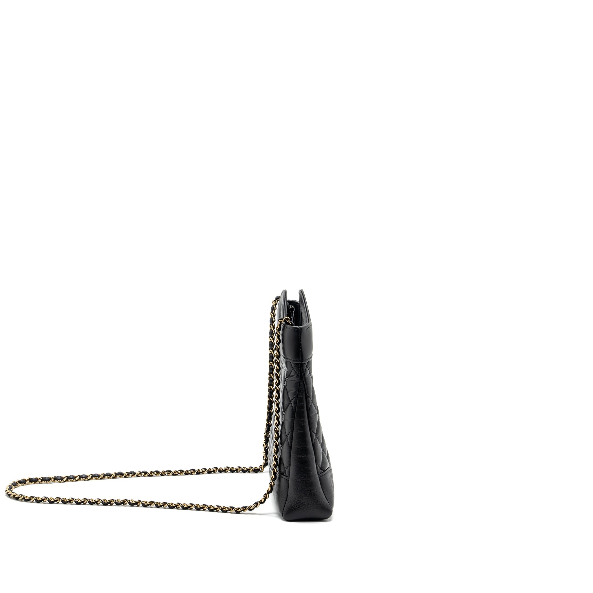 CHANEL 23A MINI 31 BAG CALFSKIN BLACK LGHW (MICROCHIP)