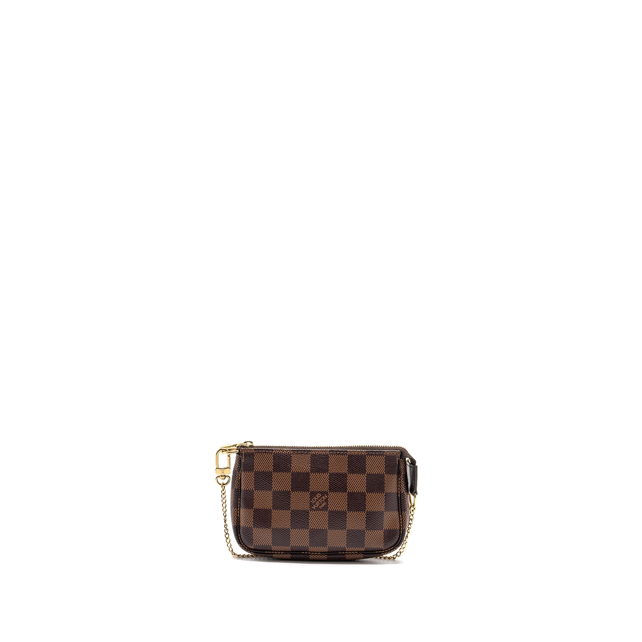 LOUIS VUITTON MINI POCHETTE DAMIER EBENE GHW