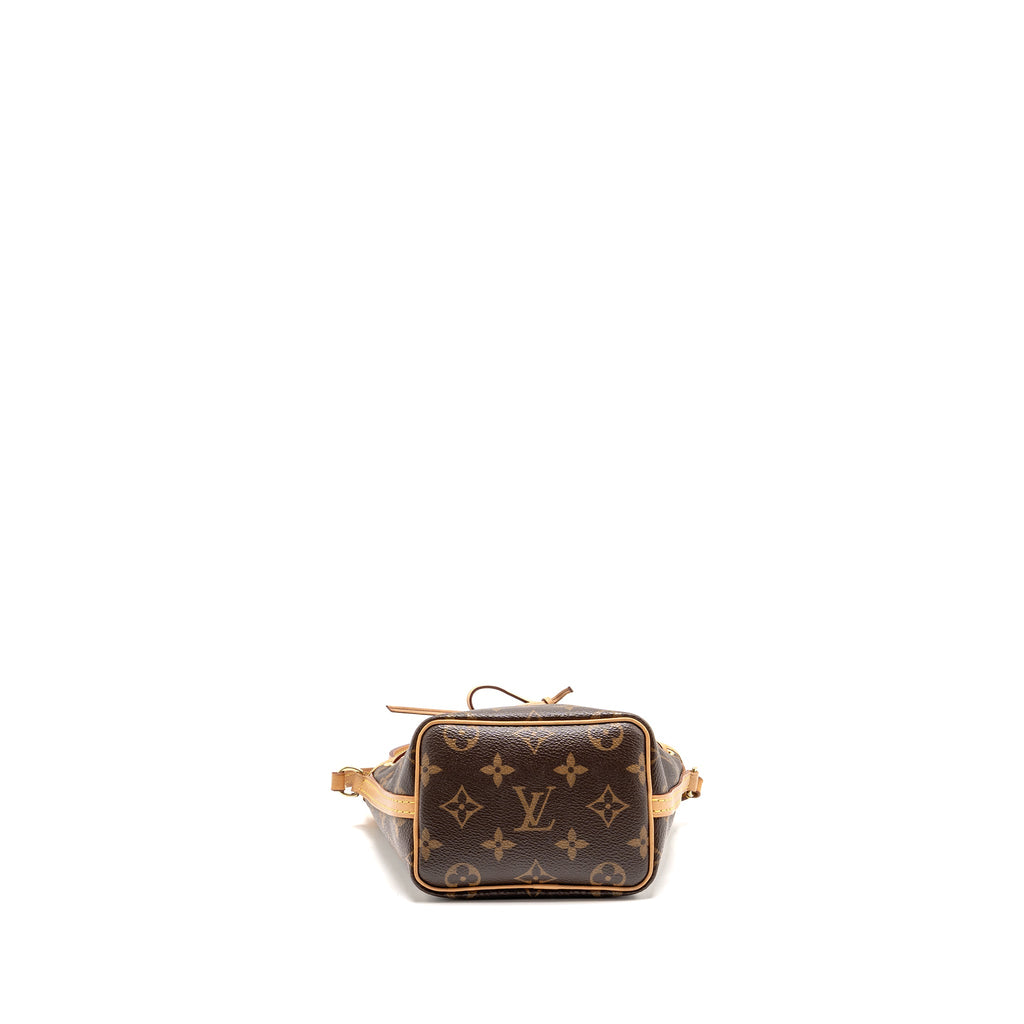 LOUIS VUITTON NANO NOE MONOGRAM CANVAS GHW