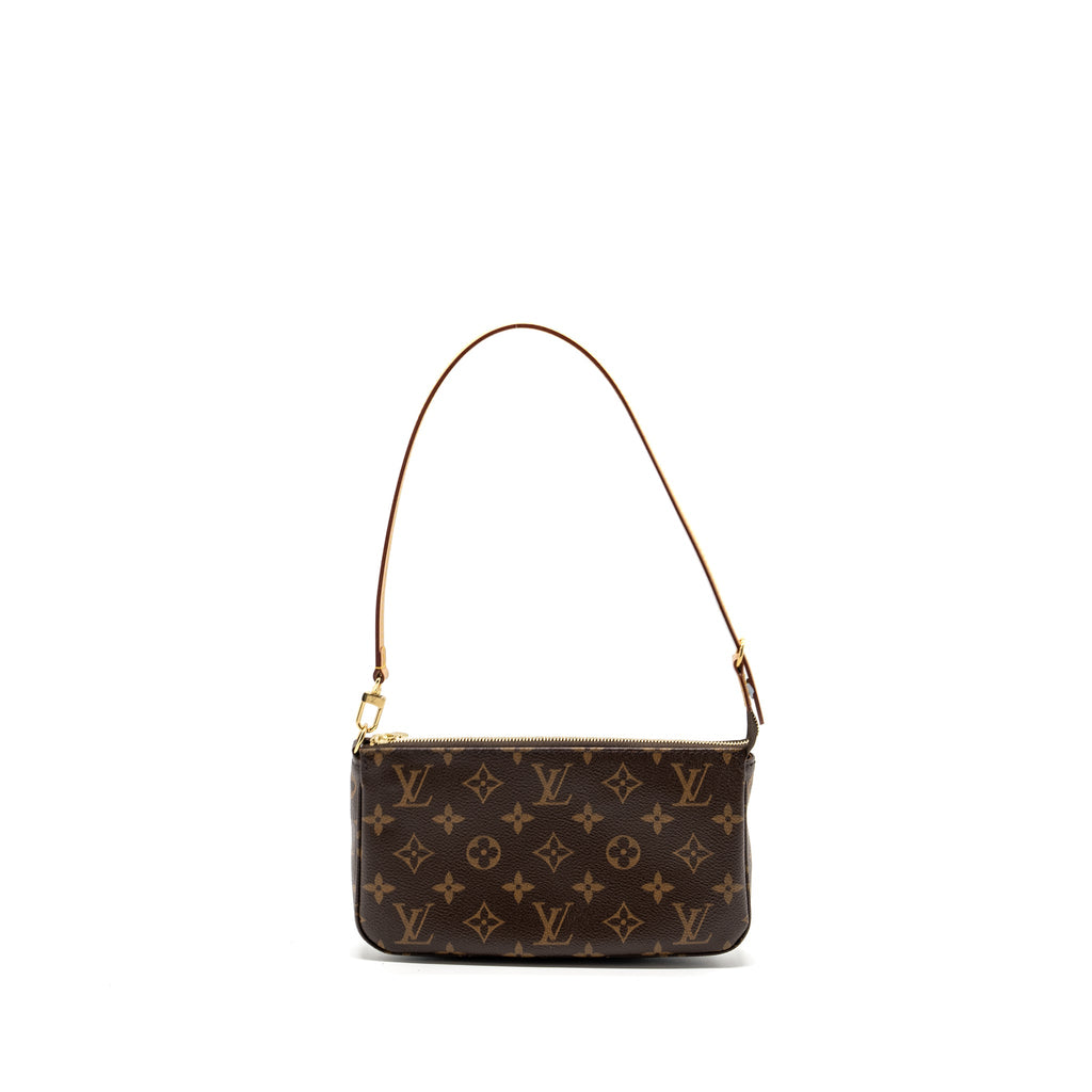 LOUIS VUITTON POCHETTE ACCESSORIES MONOGRAM CANVAS GHW