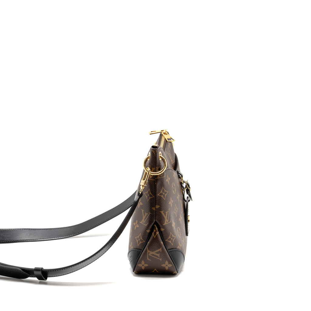 LOUIS VUITTON ODEON PM BAG MONOGRAM CANVAS BLACK GHW