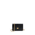 CHANEL CHEVRON 2.55 REISSUE WALLET ON CHAIN AGED CALFSKIN BLACK GHW (MICROCHIP)