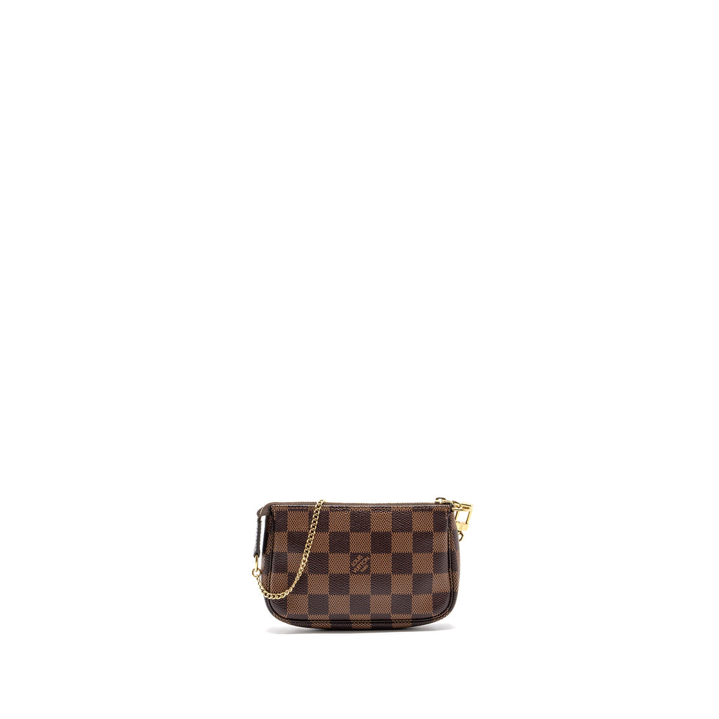 LOUIS VUITTON MINI POCHETTE DAMIER EBENE GHW