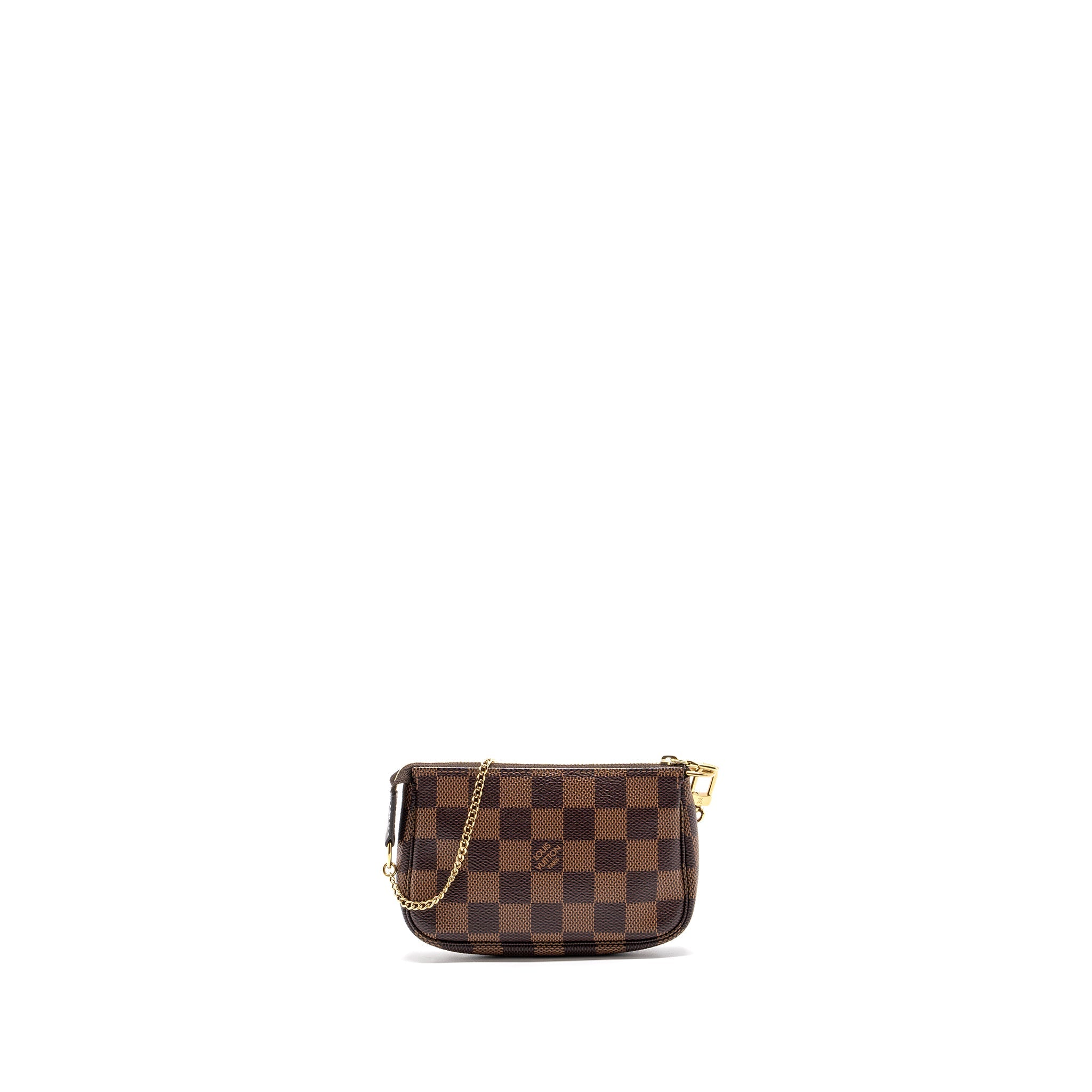 LOUIS VUITTON MINI POCHETTE DAMIER EBENE GHW