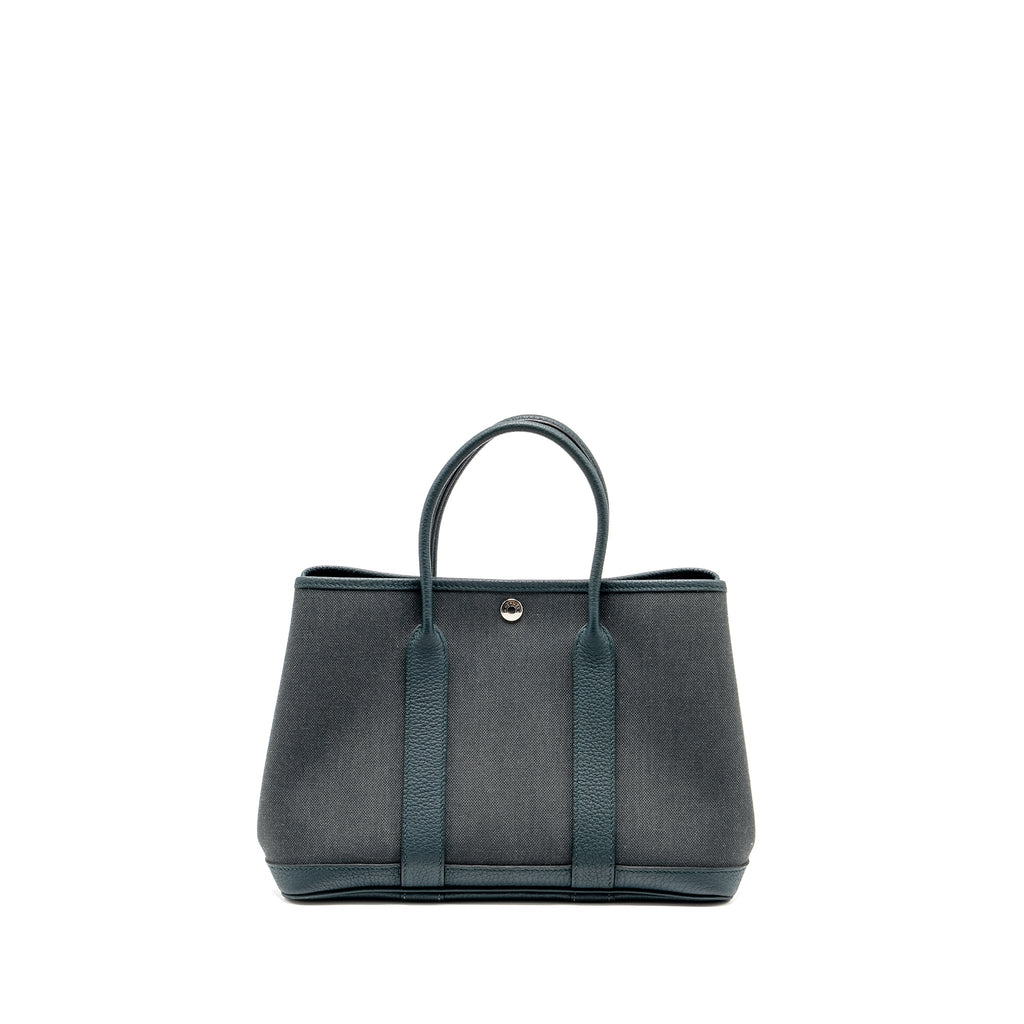 HERMES GARDEN PARTY 30 CANVAS/NEGONDA VERT ROUSSEAU/VERT CYPRES SHW