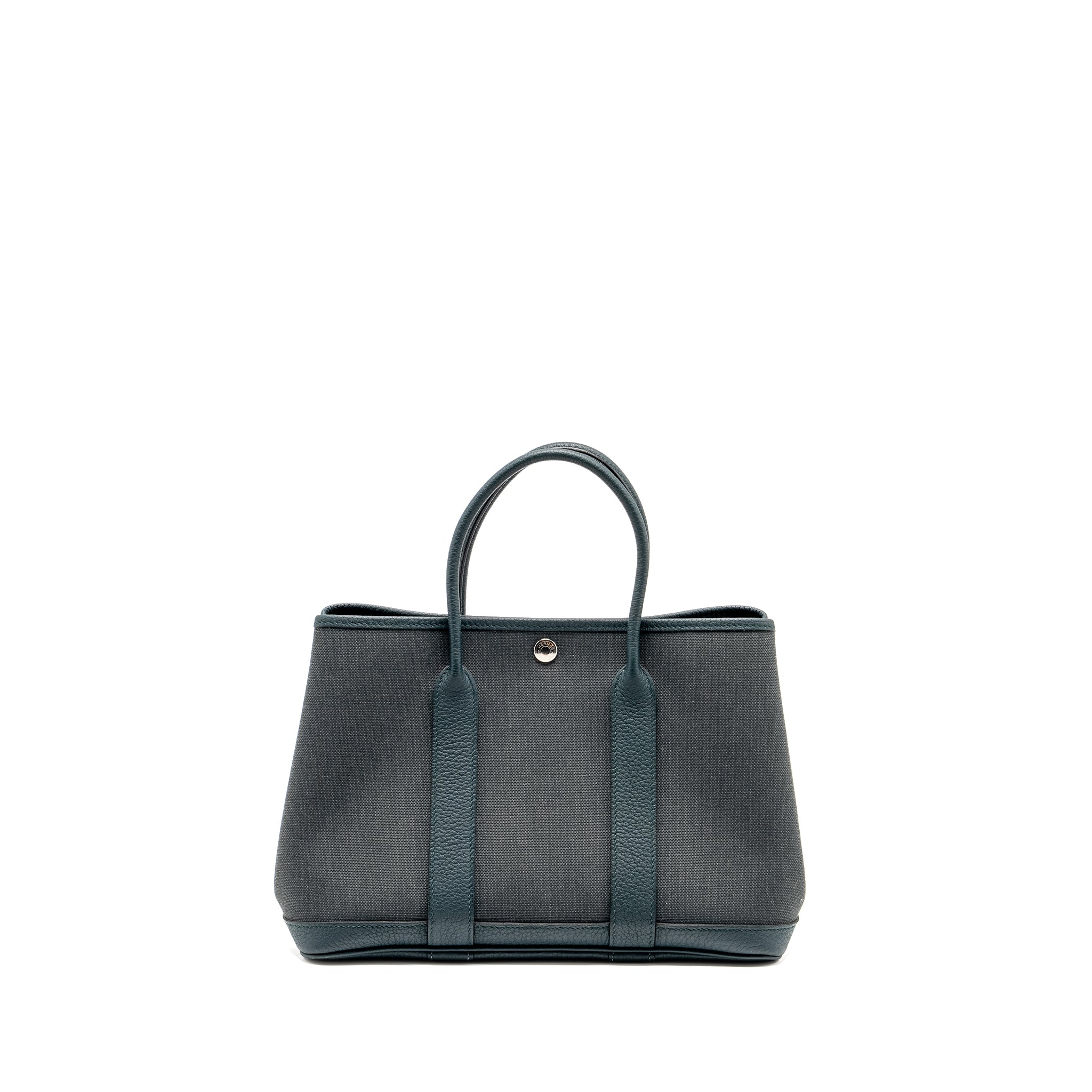 HERMES GARDEN PARTY 30 CANVAS/NEGONDA VERT ROUSSEAU/VERT CYPRES SHW