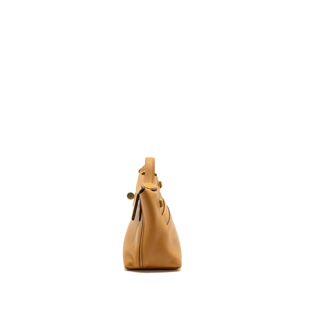 HERMES MINI 2424 EVERCOLOR/SWIFT CARAMEL/SESAME/ROUGE GHW