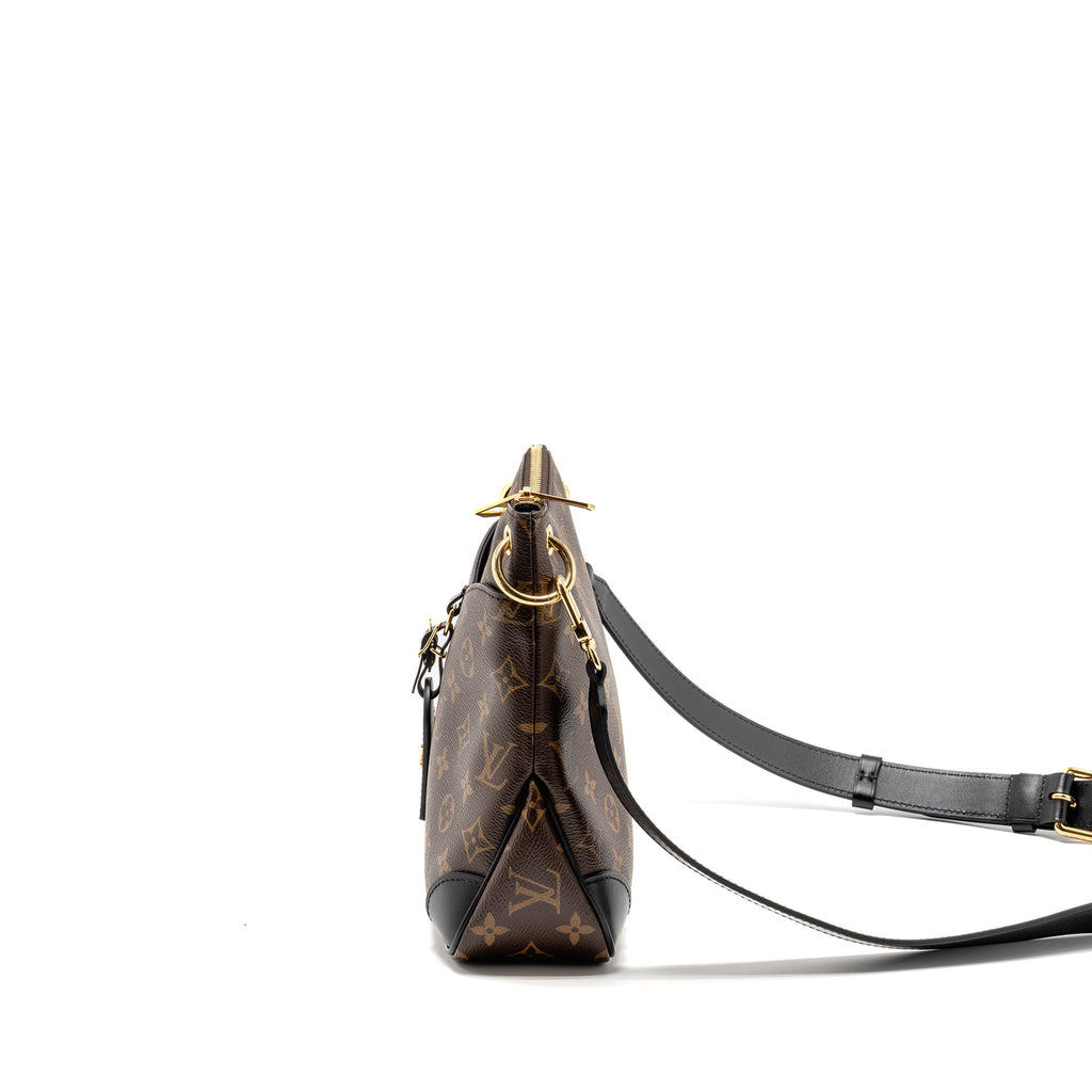 LOUIS VUITTON ODEON PM BAG MONOGRAM CANVAS BLACK GHW
