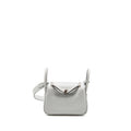 HERMES MINI LINDY CLEMENCE BLUE PALE SHW
