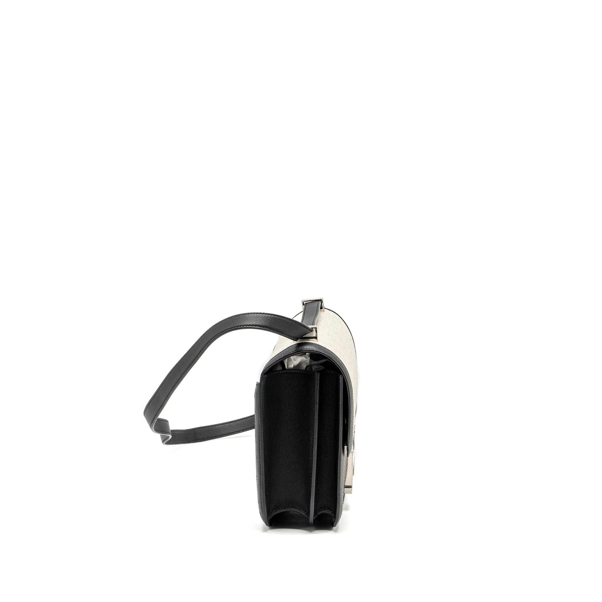 HERMES CONSTANCE 24 TOILE H BERLINE/PLUME/SWIFT BLACK SHW