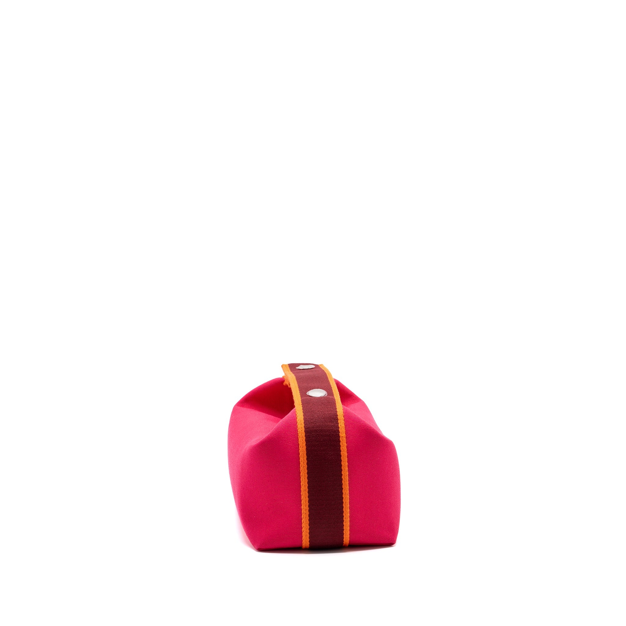 HERMES TROUSSE DE TOILETTE BRIDE A BRAC CANVAS HIBISCUS SHW