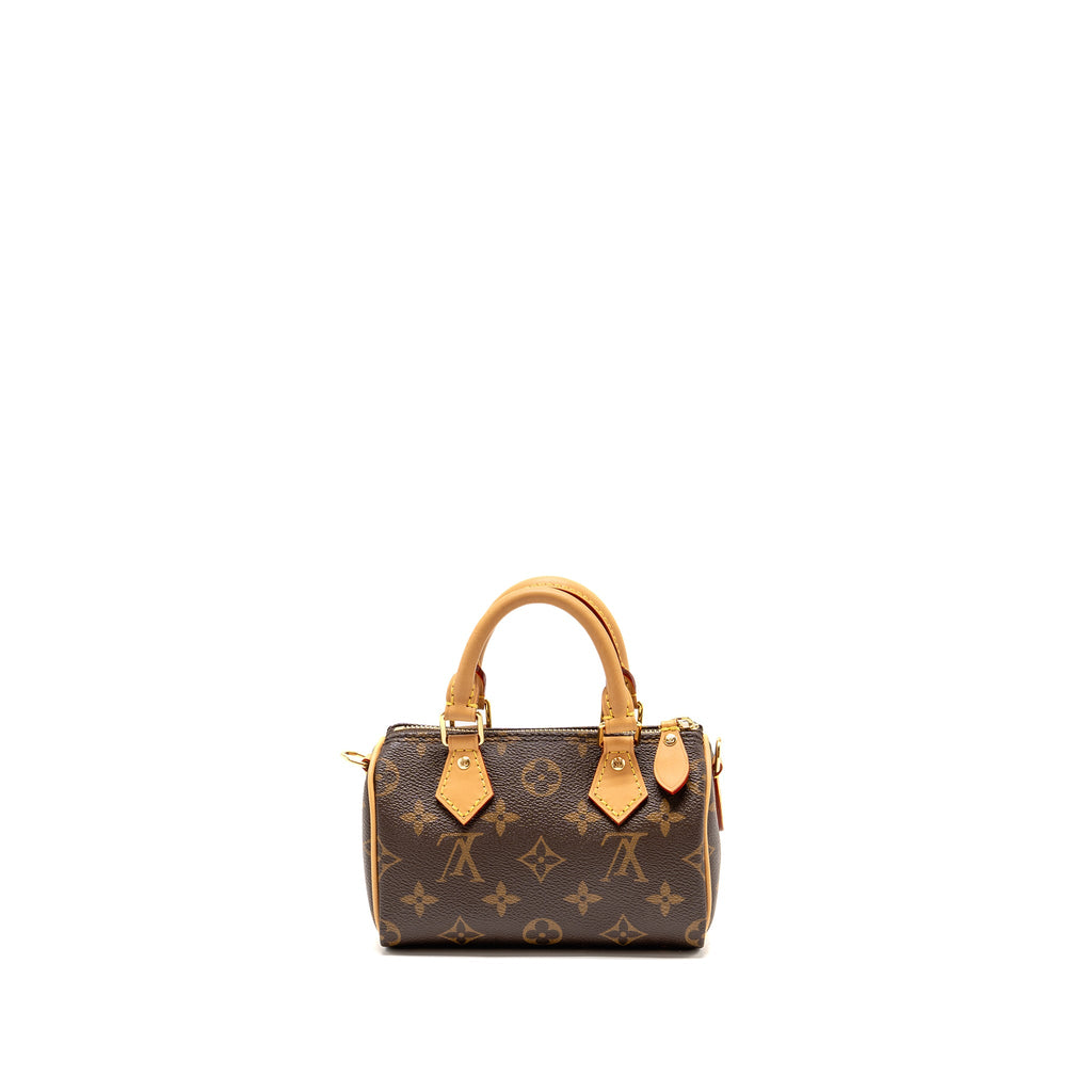LOUIS VUITTON NANO SPEEDY MONOGRAM CANVAS GHW