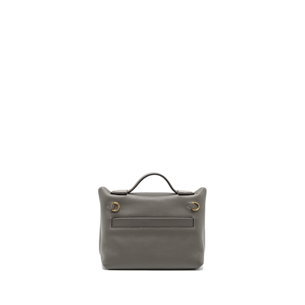 HERMES MINI 24/24 2424 - 21 BAG EVERCOLOR/SWIFT GRIS MEYER GHW