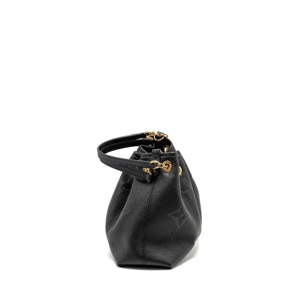 LOUIS VUITTON BUNDLE BAG MONOGRAM EMPREINTE LEATHER BLACK GHW