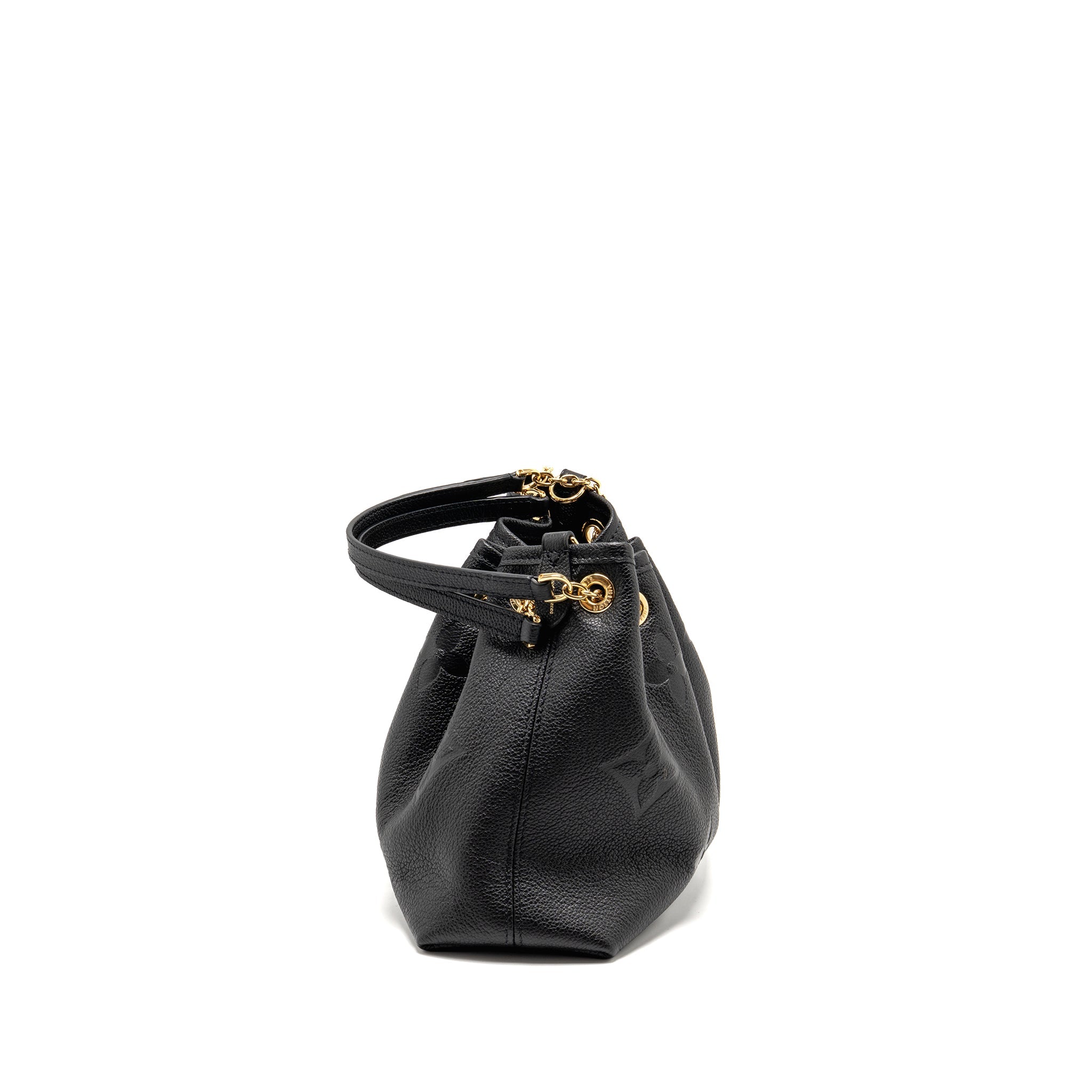 LOUIS VUITTON BUNDLE BAG MONOGRAM EMPREINTE LEATHER BLACK GHW