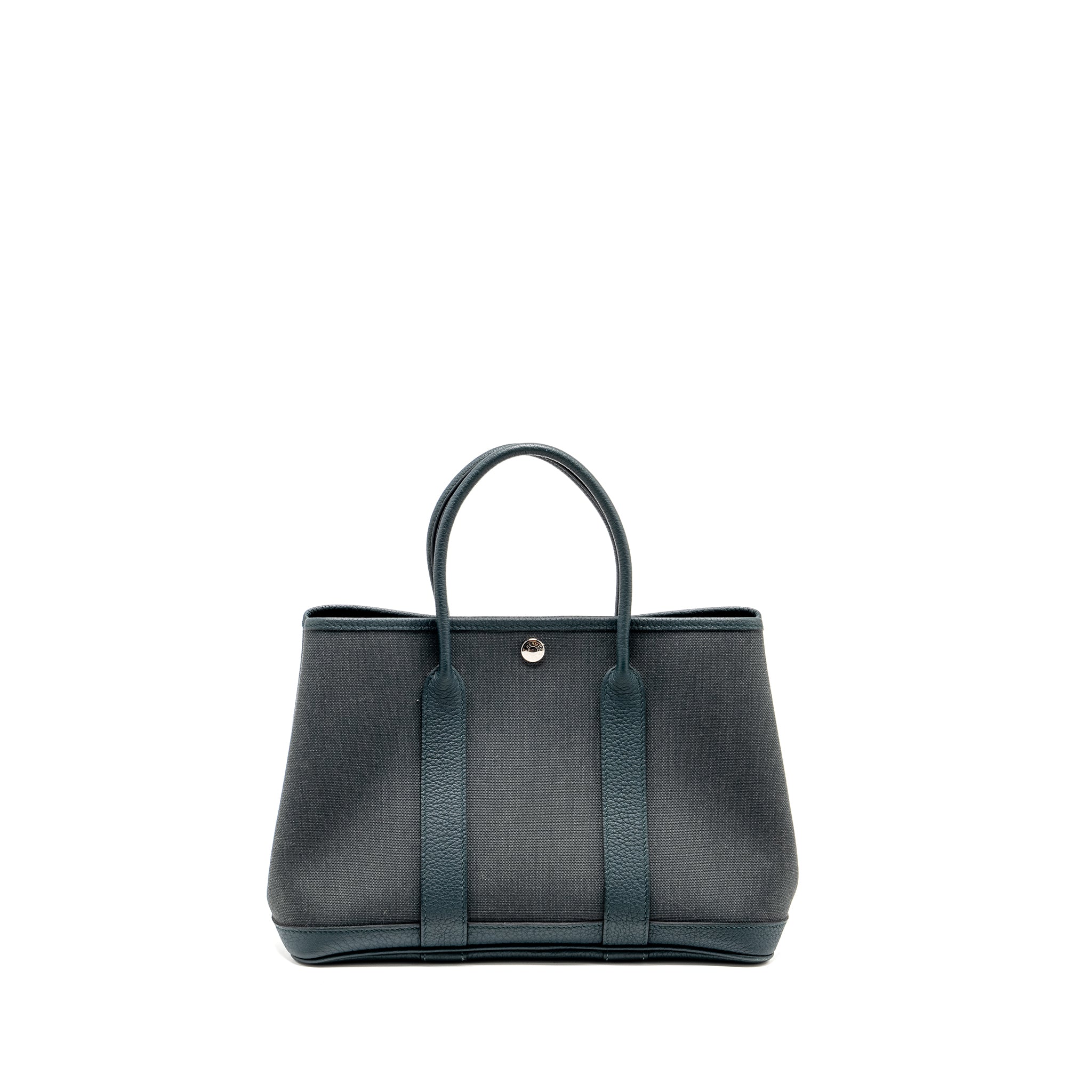 HERMES GARDEN PARTY 30 CANVAS/NEGONDA VERT ROUSSEAU/VERT CYPRES SHW