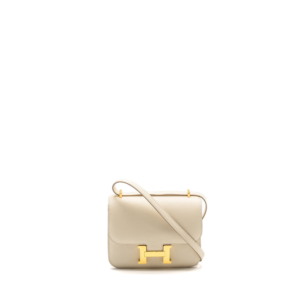 HERMES MINI CONSTANCE EPSOM CRAIE GHW