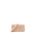 DIOR CARO POUCH CANVAS LIGHT PINK WITH PINK HARDWARE