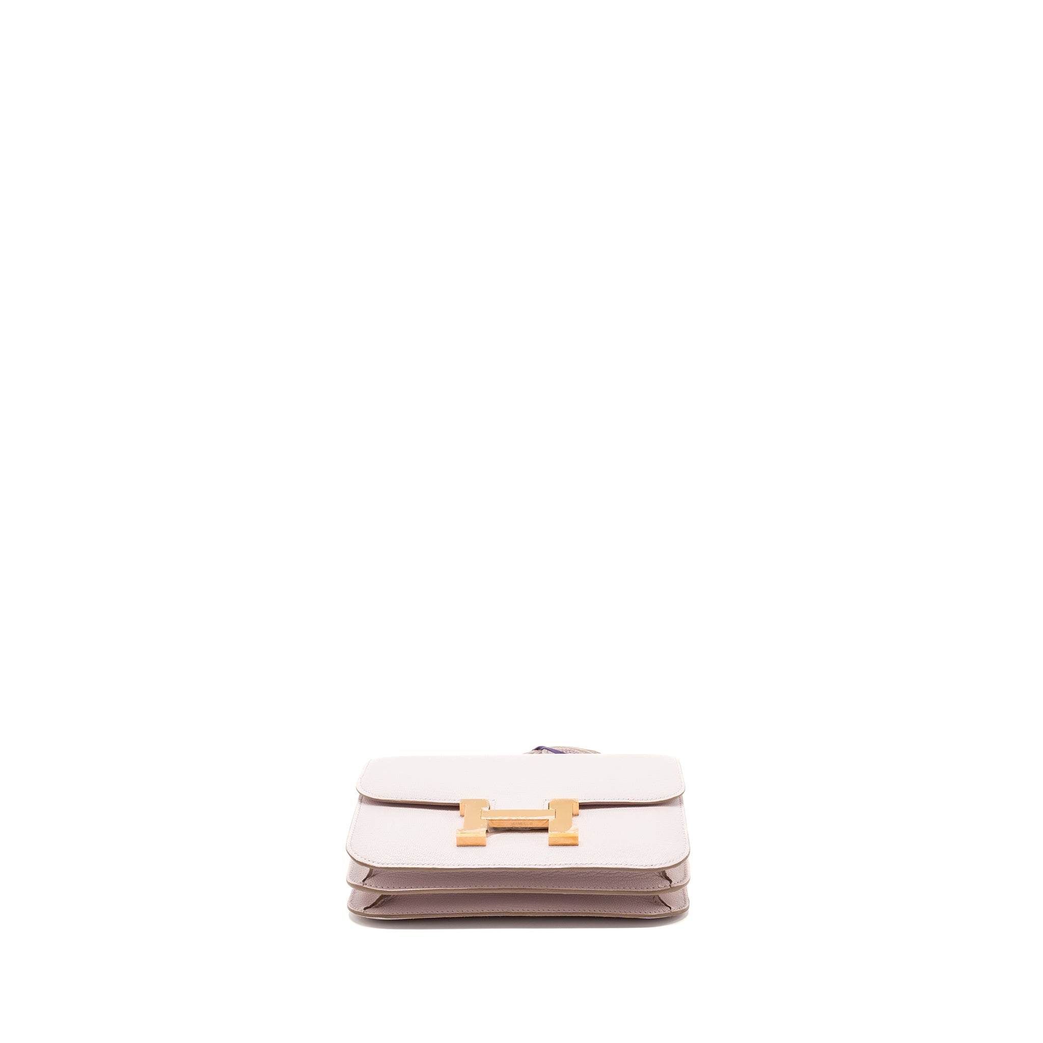 HERMES MINI CONSTANCE CHÈVRE MYSORE MAUVE PALE RGHW