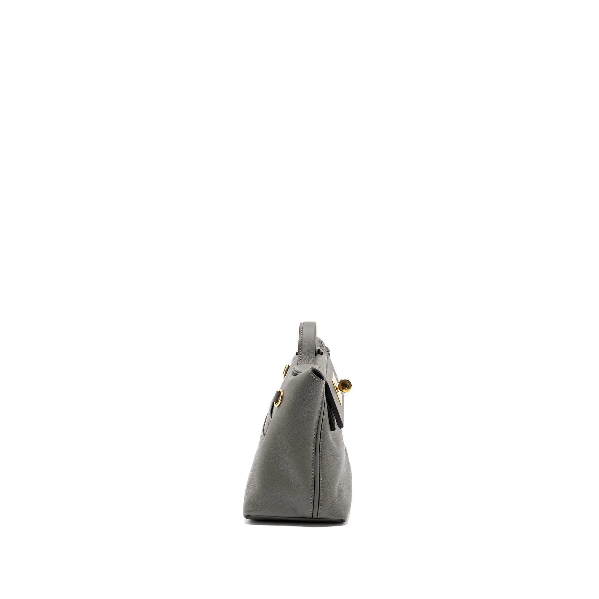 HERMES MINI 24/24 2424 - 21 BAG EVERCOLOR/SWIFT GRIS MEYER GHW