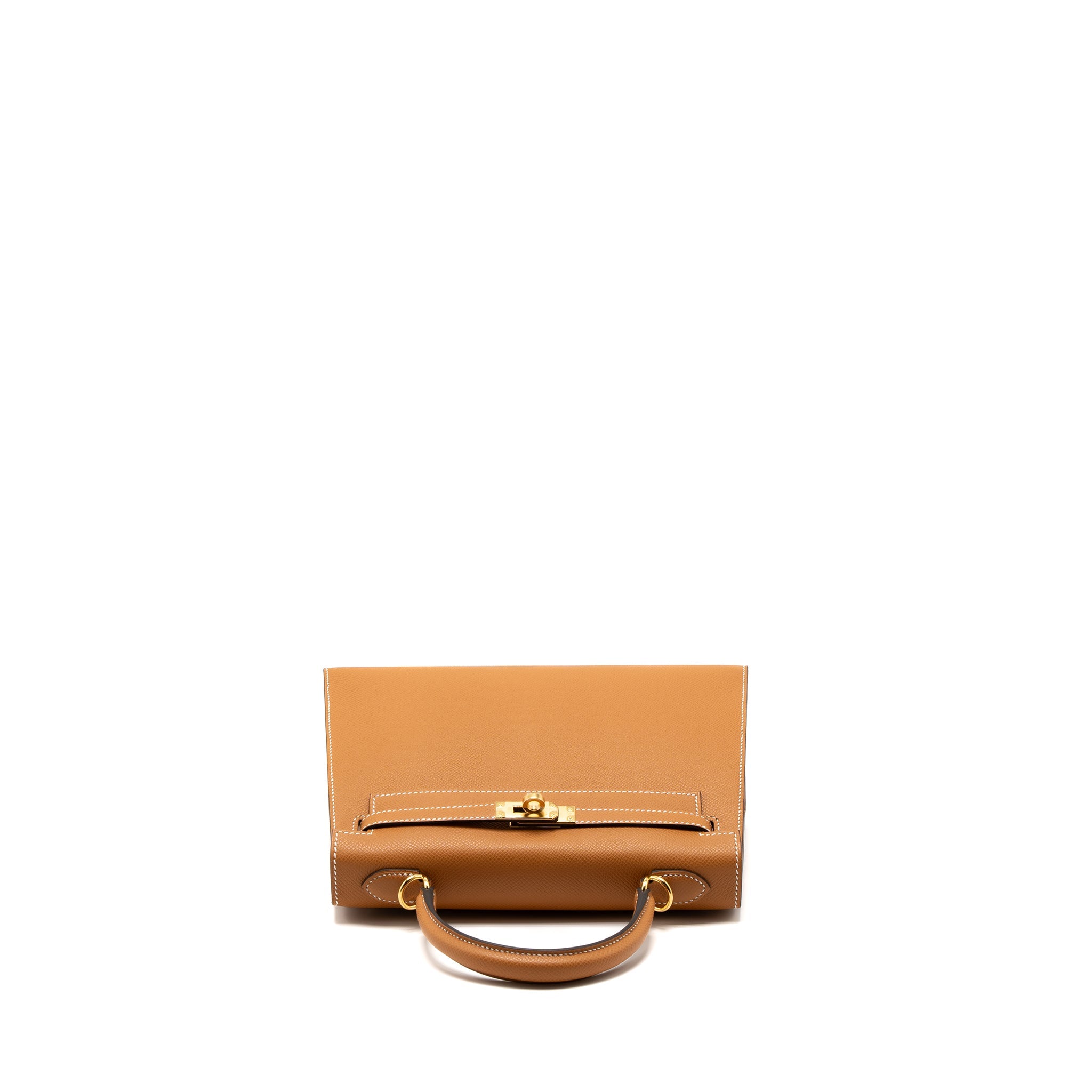 HERMES KELLY 25 EPSOM TOFFEE GHW