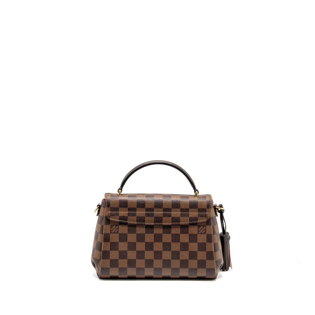 LOUIS VUITTON CROISETTE DAMIER EBENE GHW