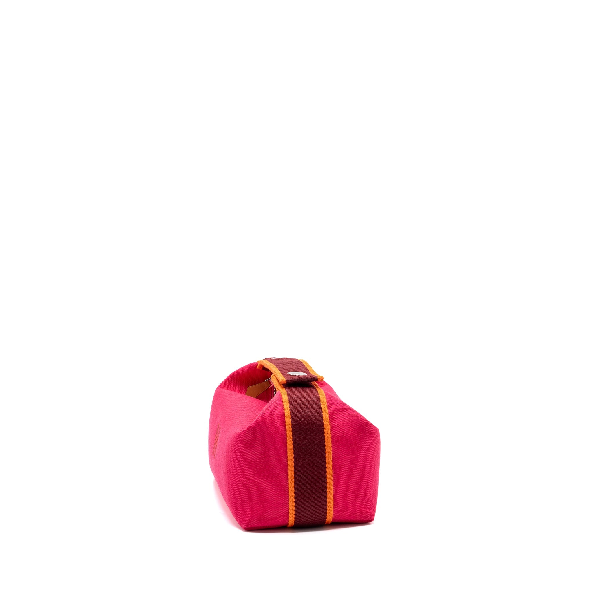 HERMES TROUSSE DE TOILETTE BRIDE A BRAC CANVAS HIBISCUS SHW