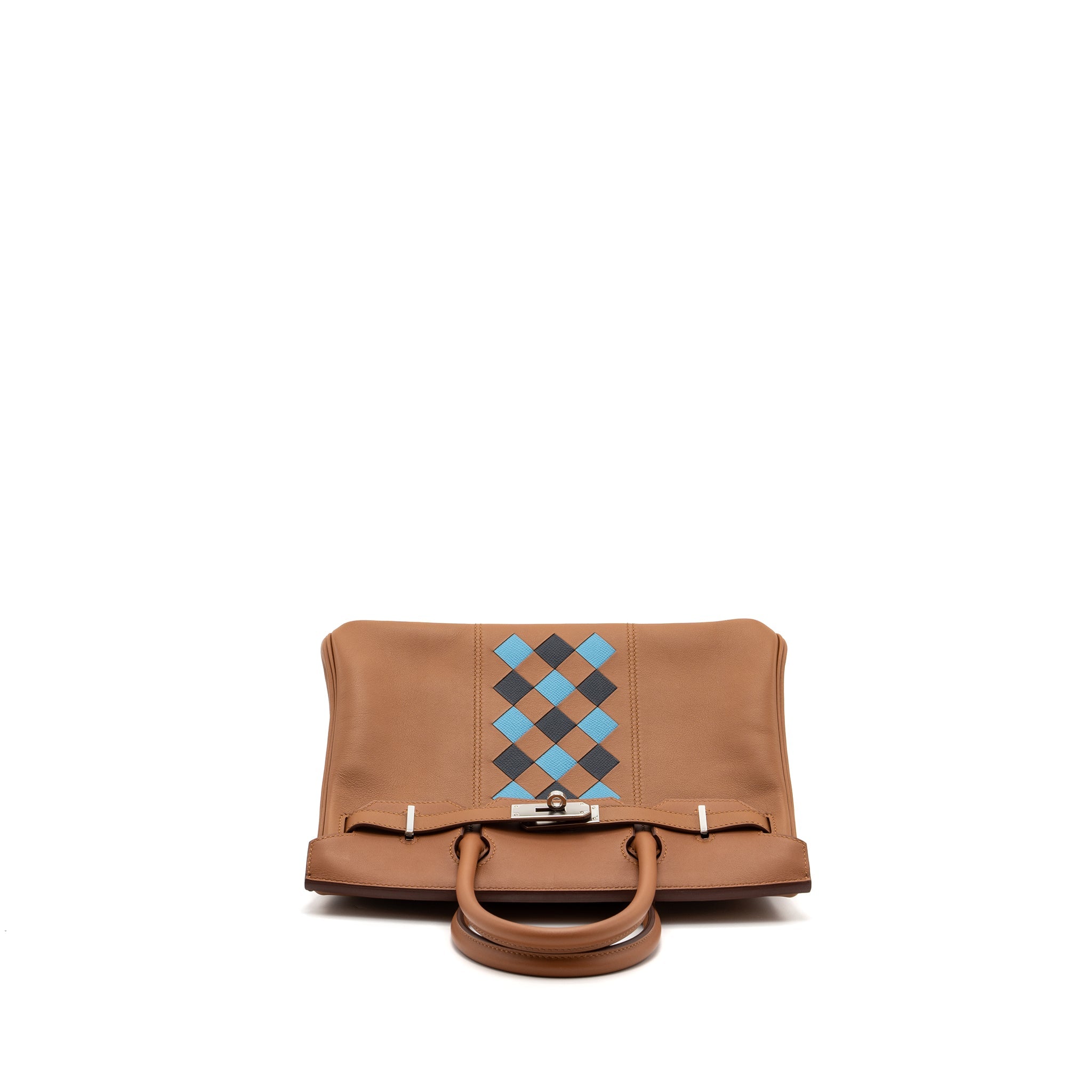 HERMES BIRKIN 30 TRESSAGE SWIFT/EPSOM GOLD/BLEU INDIGO/BLUE NORD SHW