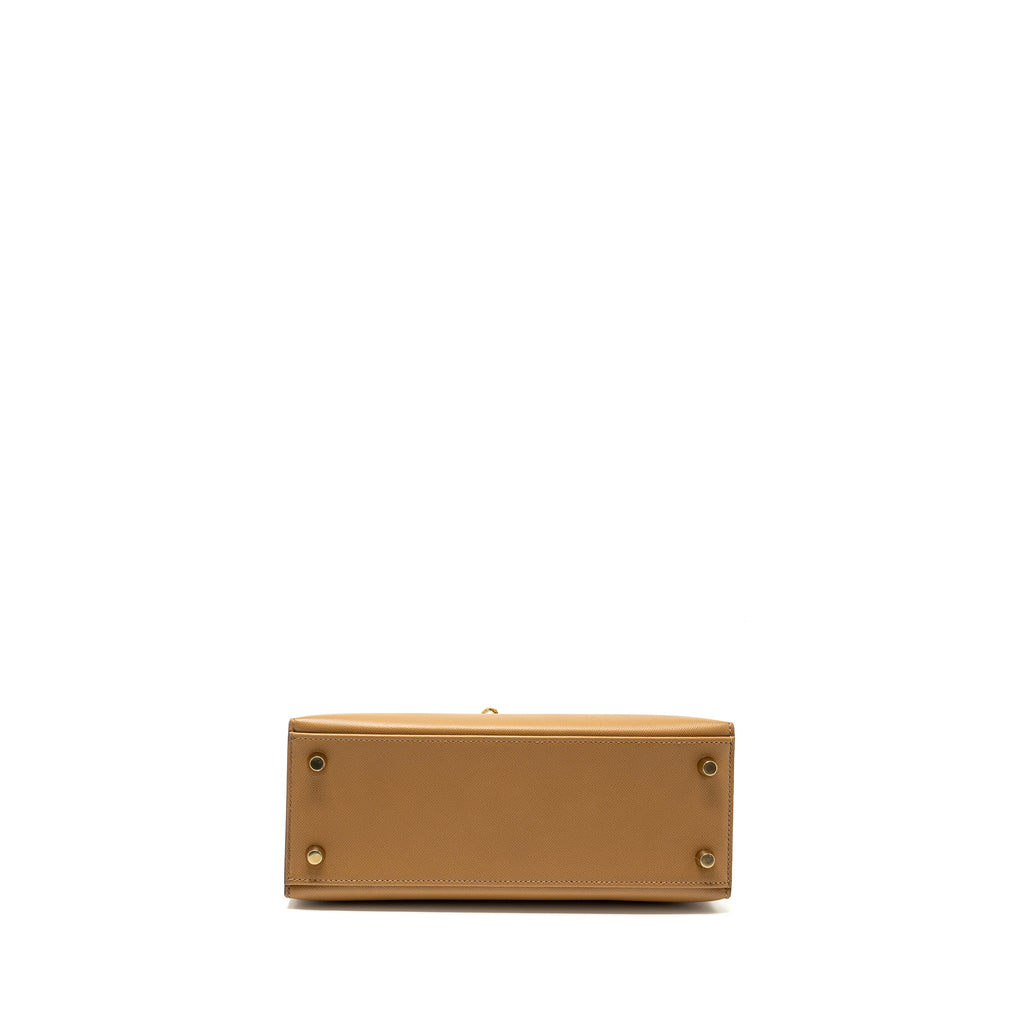 HERMES TOUCH KELLY 25 MADAME/ CROCODILE NILOTICUS CHAI/MIEL GHW
