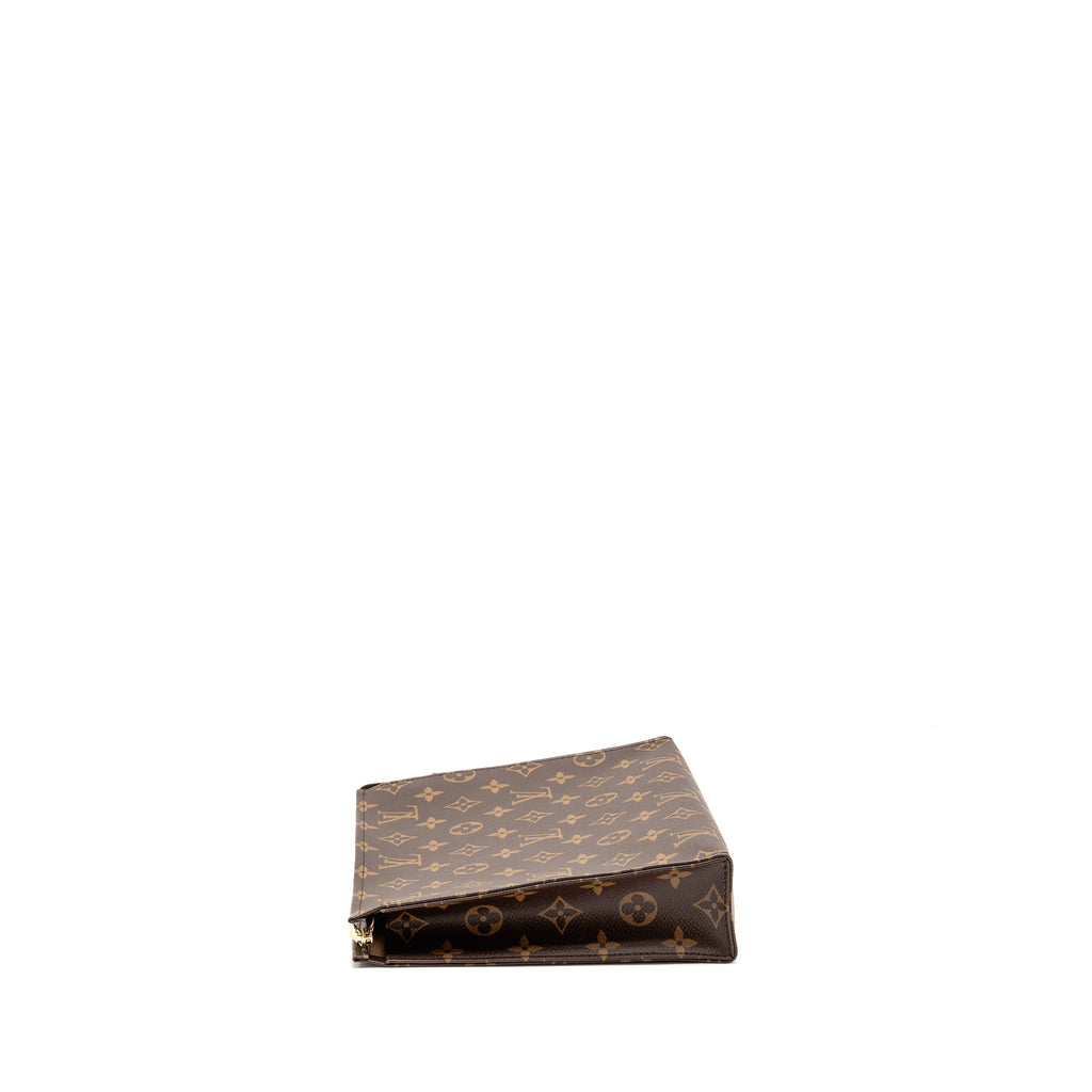LOUIS VUITTON TOILETRY POCHETTE 26 MONOGRAM CANVAS GHW