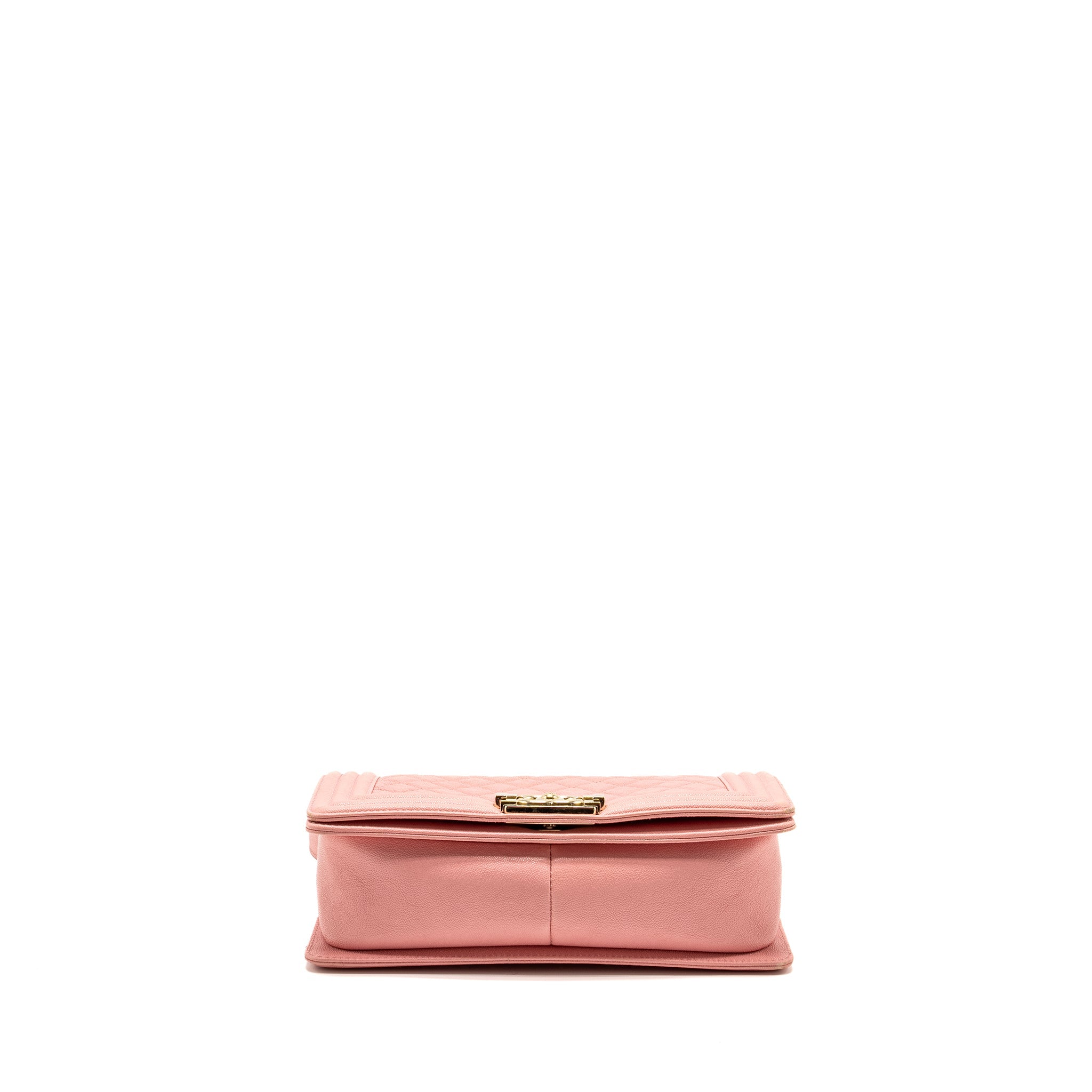 CHANEL MEDIUM BOY BAG CAVIAR PINK LGHW