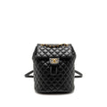 CHANEL URBAN SPIRIT FLAP BACKPACK LAMBSKIN BLACK GHW