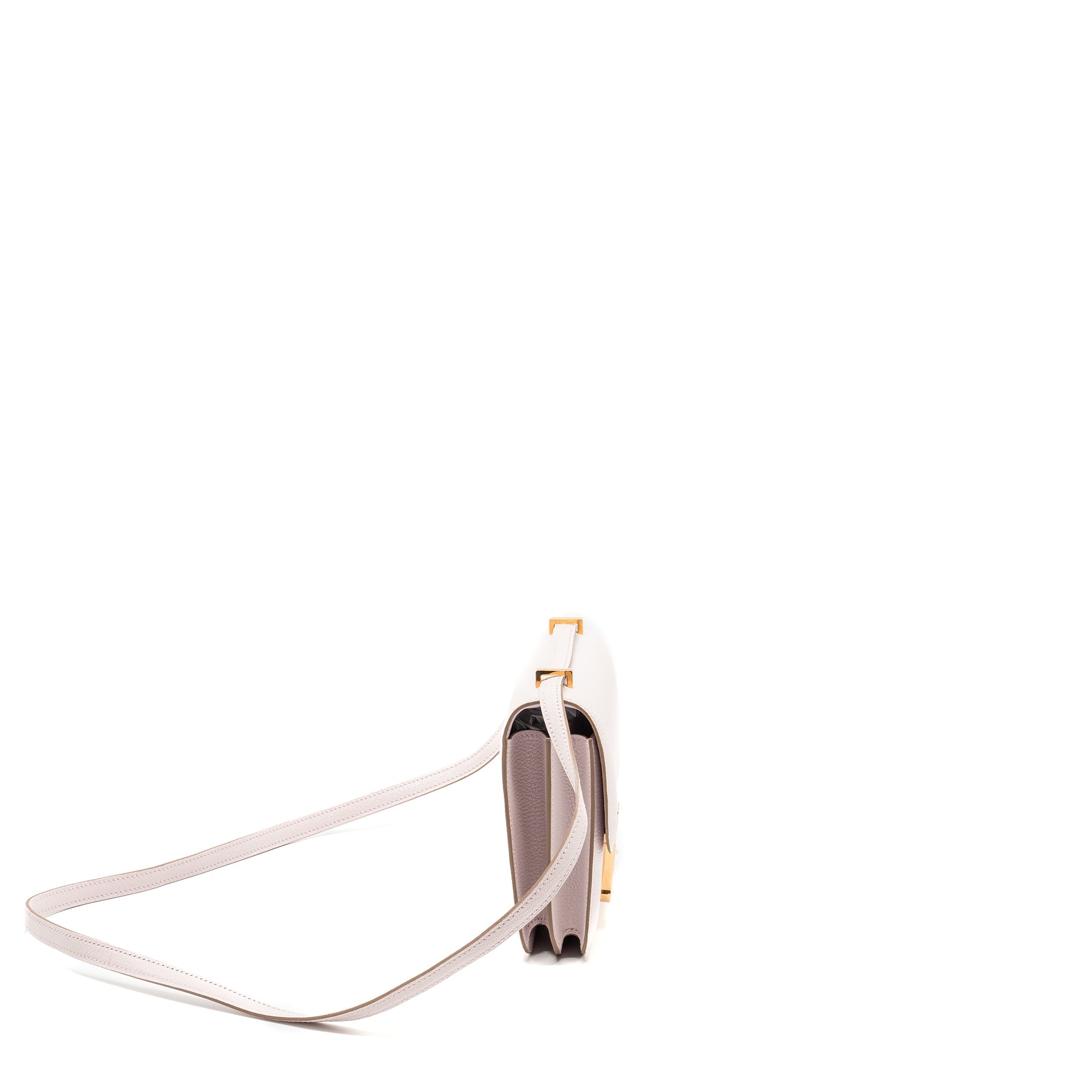 HERMES MINI CONSTANCE CHÈVRE MYSORE MAUVE PALE RGHW