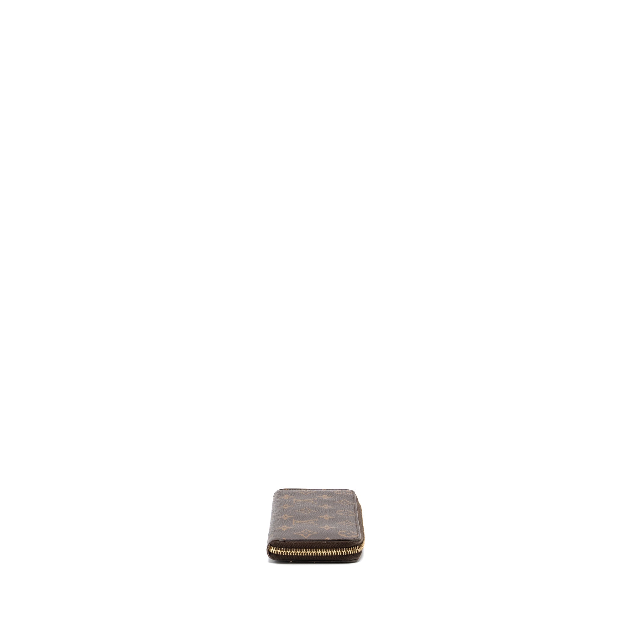 LOUIS VUITTON CLEMENCE LONG WALLET MONOGRAM CANVAS ROSE BALLERINE GHW