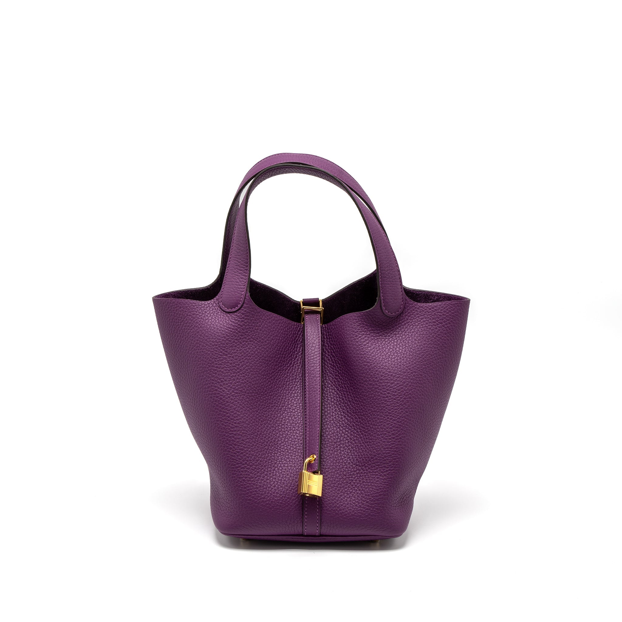 HERMES PICOTIN 22 LOCK BAG CLEMENCE P9 ANEMONE GHW