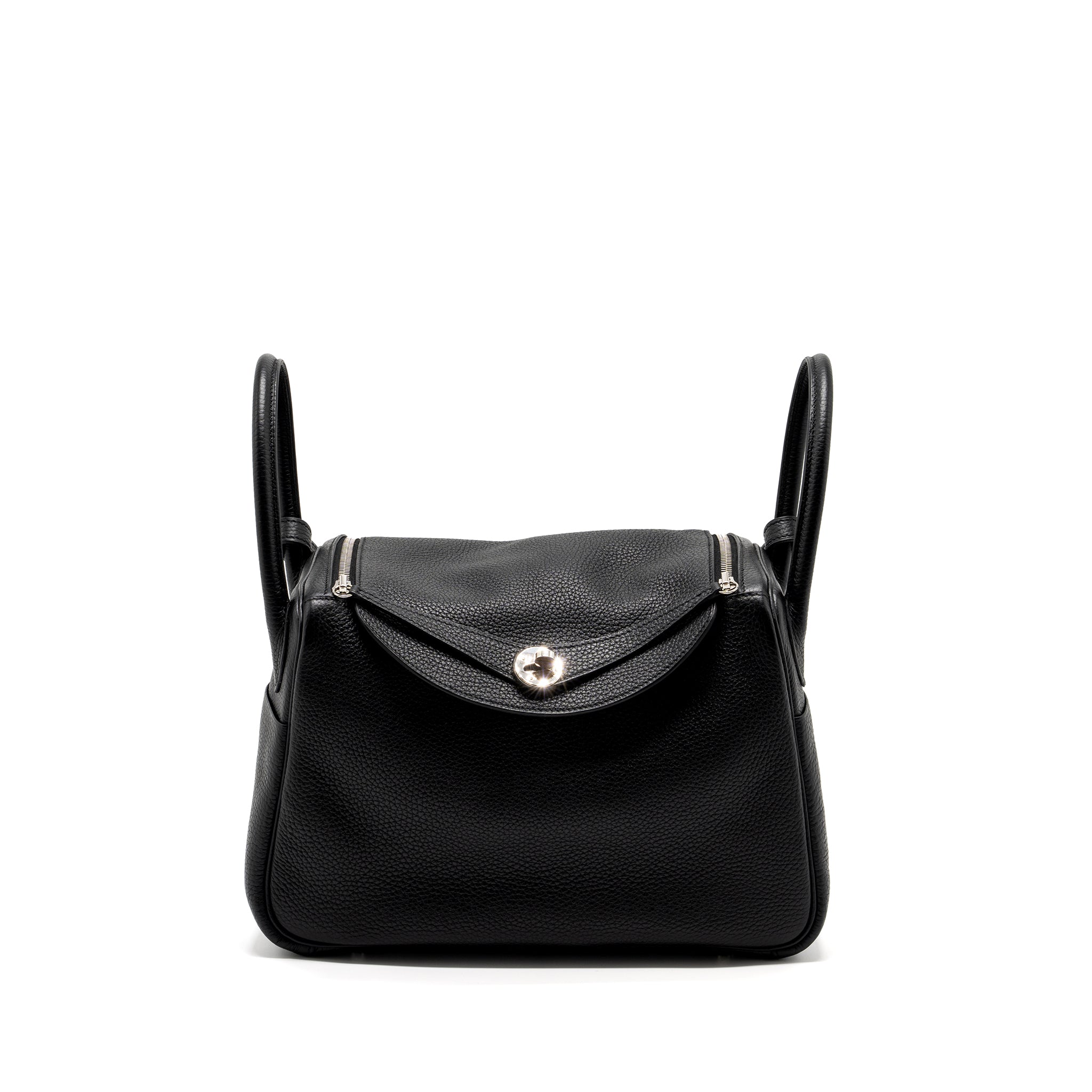 HERMES LINDY 30 CLEMENCE BLACK SHW