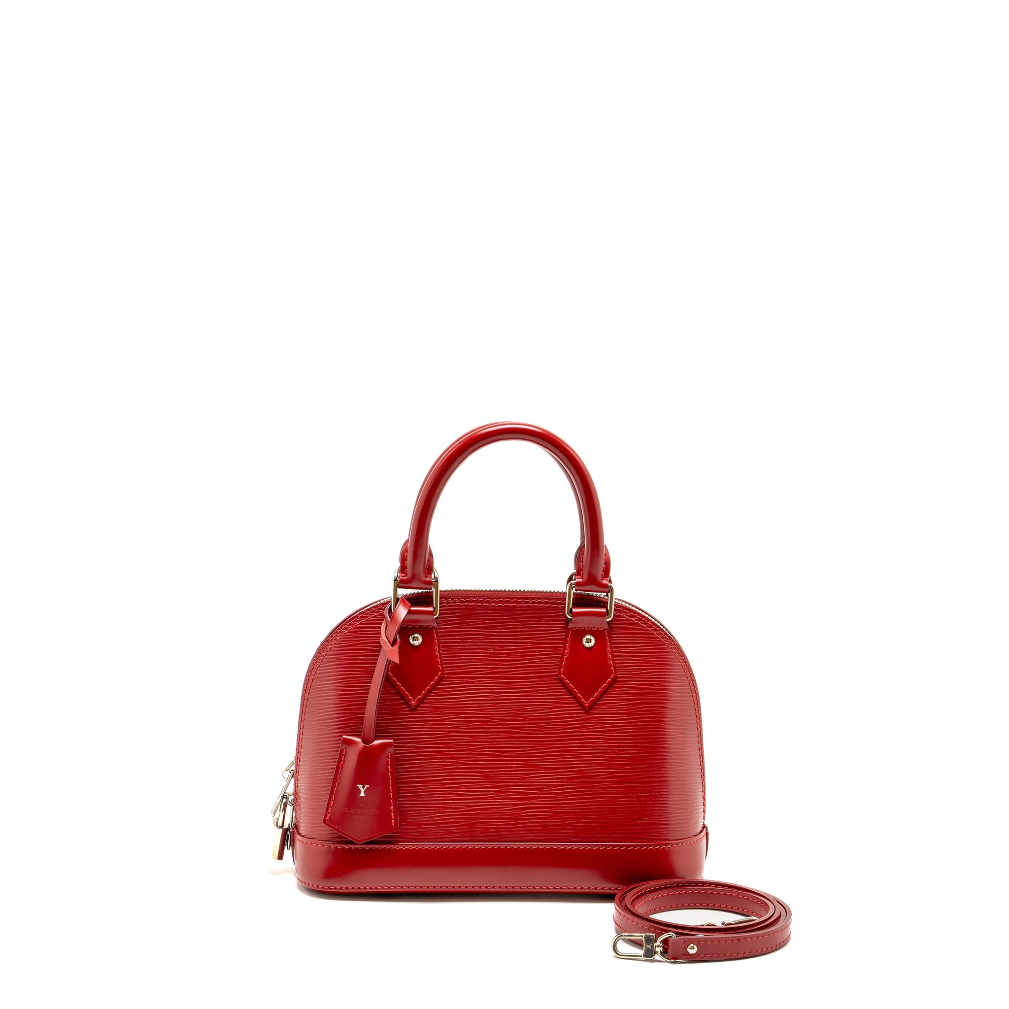 LOUIS VUITTON ALMA BB EPI RED SHW