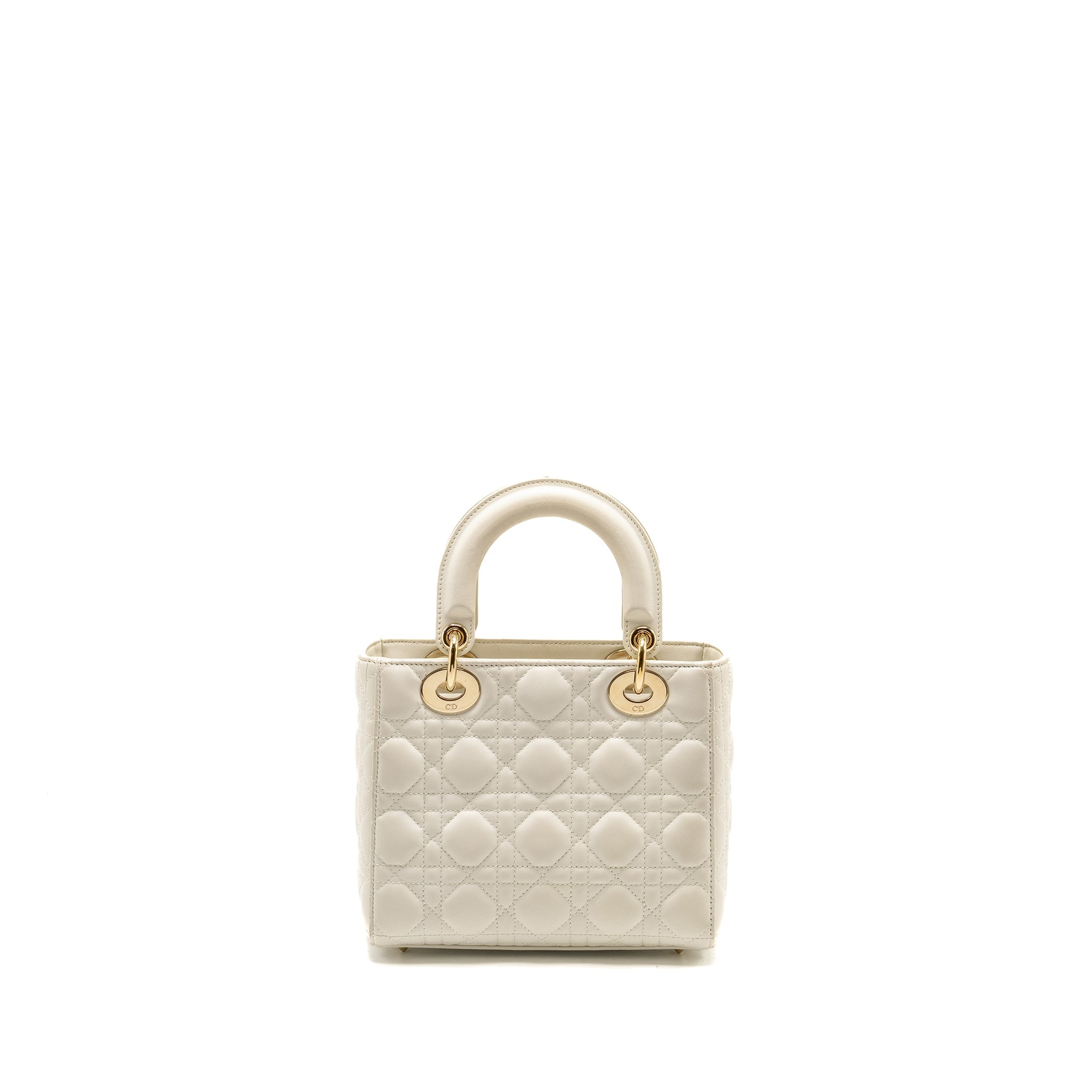 DIOR SMALL MY ABCDIOR LAMBSKIN WHITE LGHW