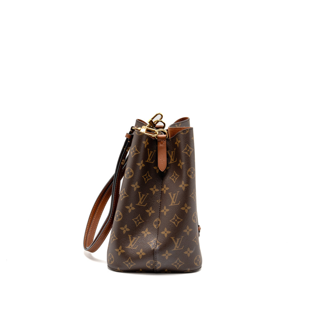 LOUIS VUITTON NEONOE MM MONOGRAM CANVAS CARAMEL GHW