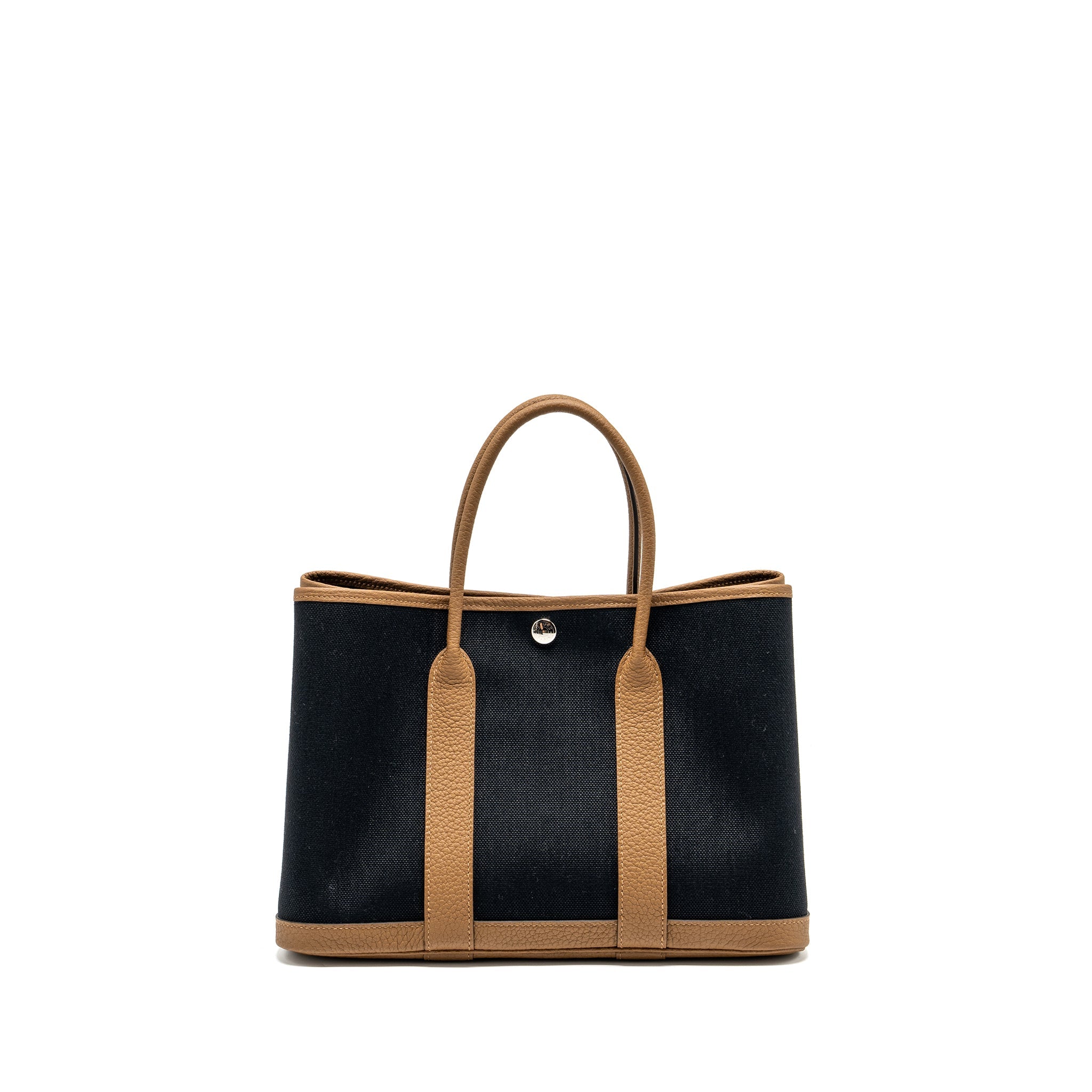 HERMES GARDEN PARTY 30 CANVAS/NEGONDA ALEZAN/BLACK SHW