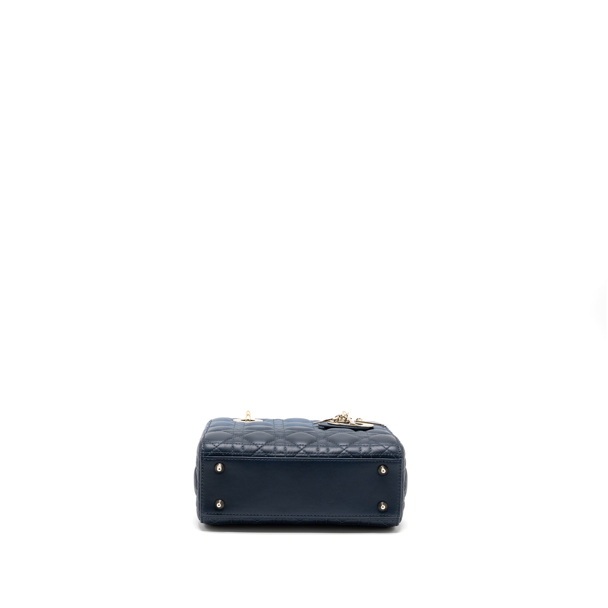 DIOR MY ABC DIOR SMALL LADY DIOR CANNAGE LAMBSKIN BLUE GRADIENT LGHW