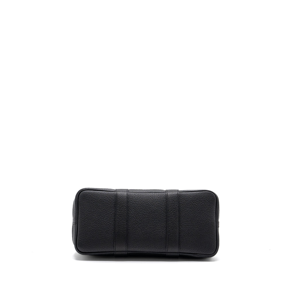 HERMES GARDEN PARTY 30 TOILE MILITAIRE/NEGONDA VERT DE GRIS/BLACK SHW