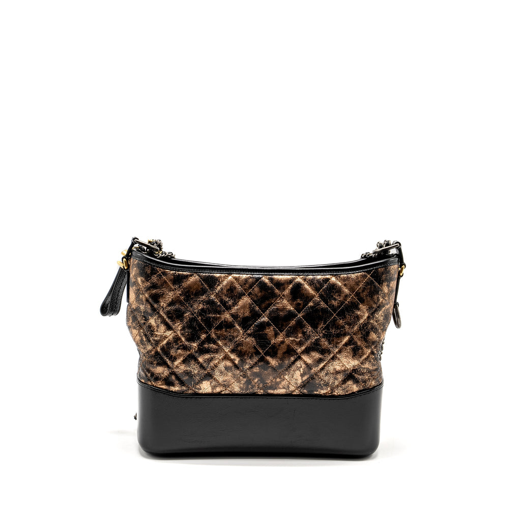 CHANEL GABRIELLE HOBO BAG CALFSKIN COPPER MULTICOLOUR HARDWARE