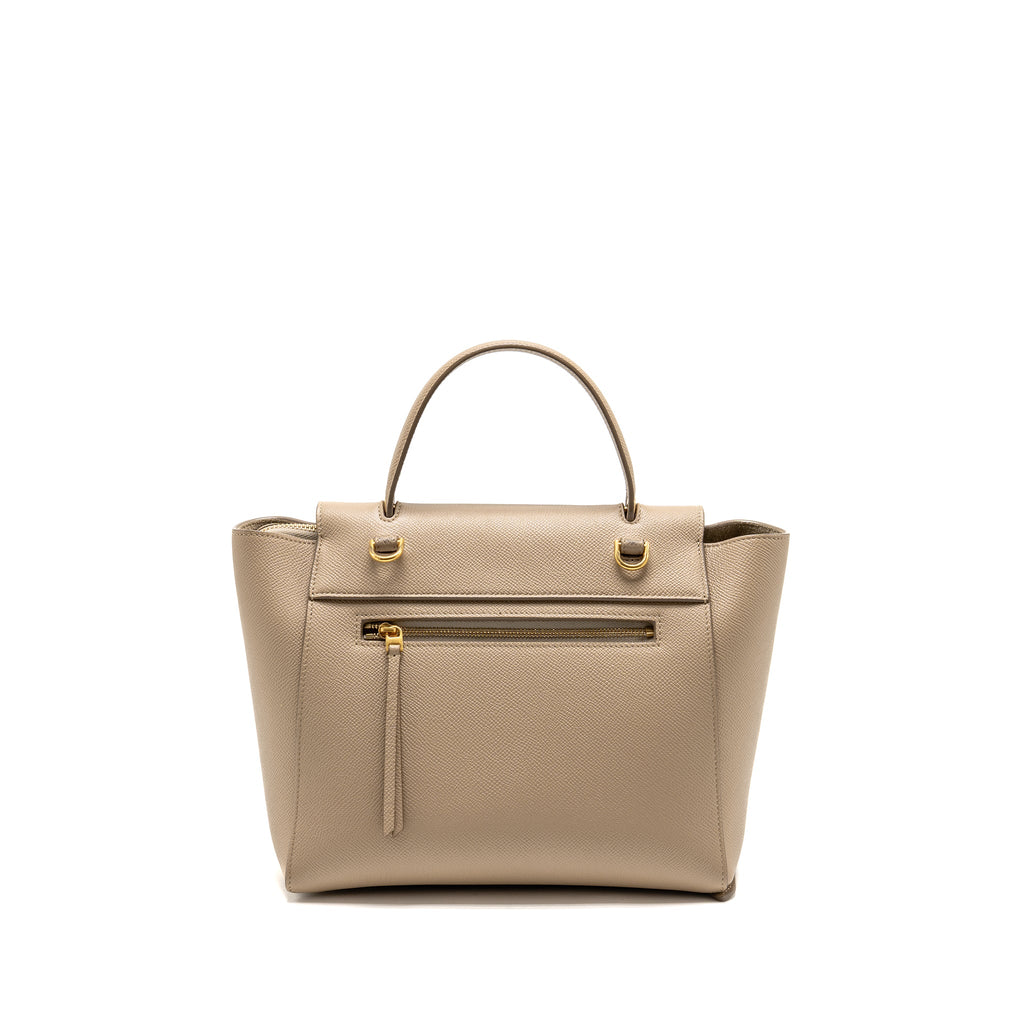 CELINE MICRO BELT BAG GRAINED CALFSKIN BEIGE GHW