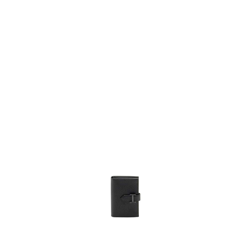 HERMES BEARN CARD HOLDER EPSOM SO BLACK